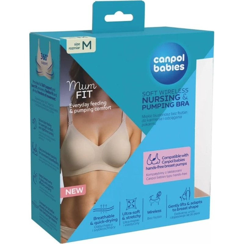 Canpol 78/014 Mum fit biustonosz do karmienia i odciągania M