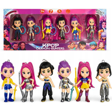 ZESTAW FIGUREK K-POP DEMON HUNTERS 6 SZT