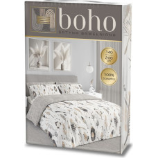 POŚCIEL KPL.140X200+70X90 BOHO 007 SATYNA BAW.