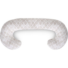 Cebababy maitinimo pagalvė dżersej DUO, lapeliai rudi W-885-000-746