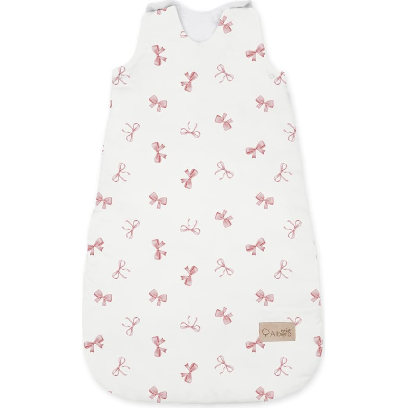 Albero Mio Śpiworek do spania M 1,5 tog CP9 Pudrowe kokardki