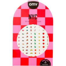 OMY Nail stickers for children NYC, 120 pcs
