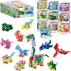 KLOCKI DINOZAUR 10 WZORÓW