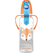 Canpol Babies 11/845 standardpudel sangadega 250 ml – CUTE ANIMALS sari, oranž