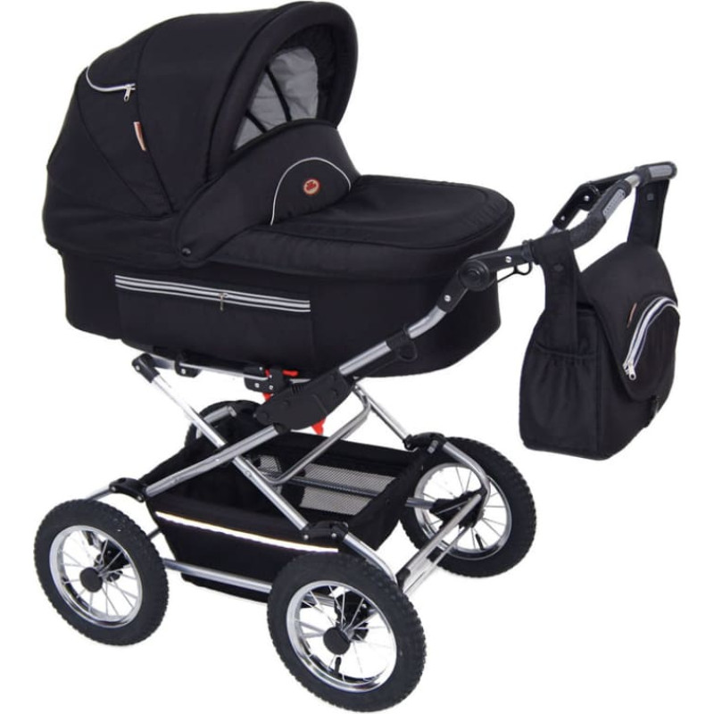 Baby Fashion FANARI Universal stroller 3in1, 123 black