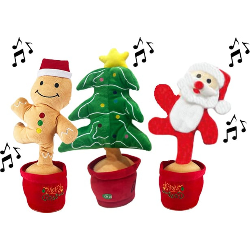 Koala Games G2585 Christmas Danging, Singins  & Lighting Plushes 36 cm