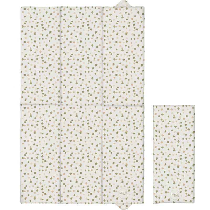 Cebababy CEBA 307-000-725 Składana mata do przewijania duża 50x80 Basic Spots WYPRZEDAŻ