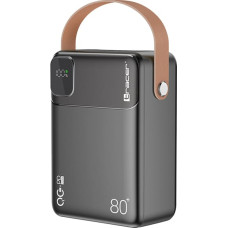 Tracer 47826 Prime-V8 80000mAh QC22.5W+PD20W Power Bank, Black