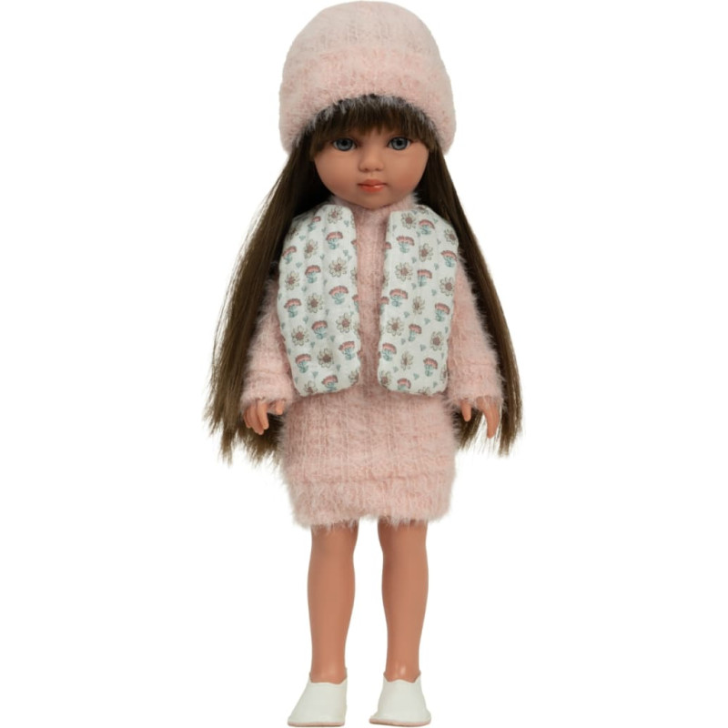 Arias nukk Carlota kohevas kleidis, 36 cm