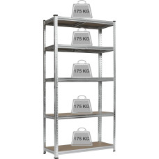 Metāla plaukts – stelāža, 180x90x40cm, 175kg