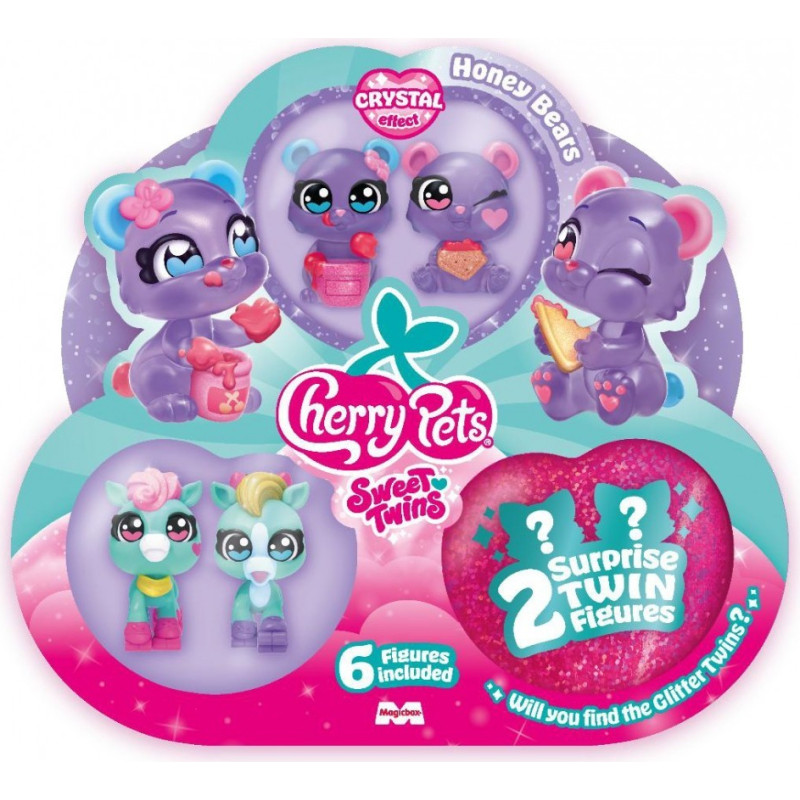 Magicbox Cherry Pets Sweet Twins Multipack Asst.4 PCP1B612IN00