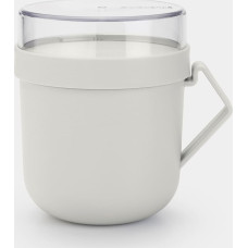 BRABANTIA Make & Take Lõunasöögikarp , 0.6L, light grey