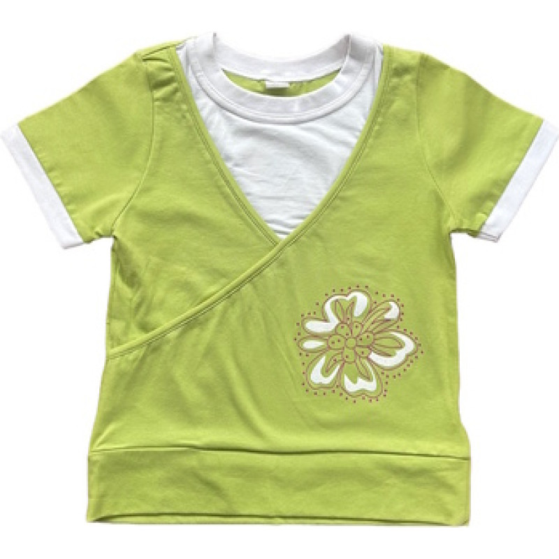 Minikid Blūze meiteņu FLOWER STB16 green (134,140)