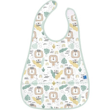 EVA bib with crumb catcher Savanna Pattern Mint