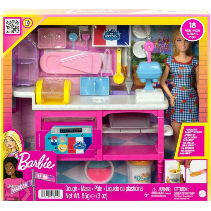 Barbie Pastry Cafe Playset HJY19 MATTEL