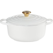 Le Creuset Čuguna katls apaļš Ø24cm / 4,2L balts