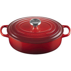 Le Creuset Čuguna katls ovāls Ø27cm / 3,4L sarkans