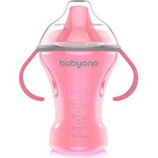 Babyono Krūze ar cieto uzgali 260 ml Babyono 1457 pink