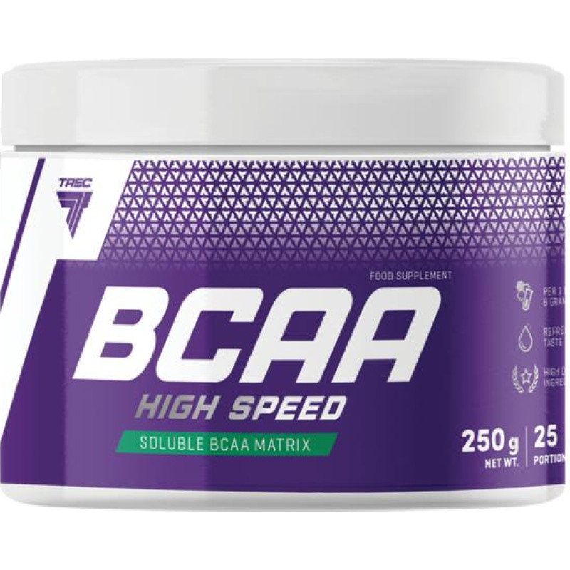 Trec Kiire imenduvusega aminohape TREC BCAA HIGH SPEED CACTUS 250 g