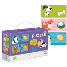 Dodo Baby toys Duo Puzzle What Animals Eat?