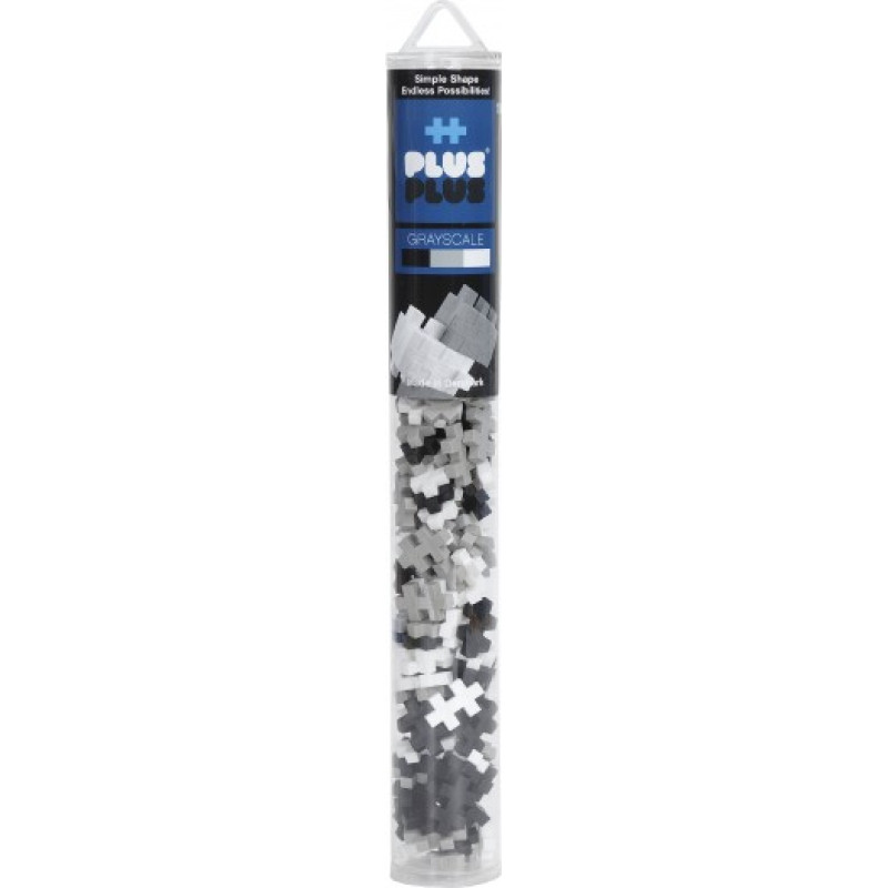 Plus Plus PlusPlus ehitusklotsid, Mini hall mix, 100 tk.