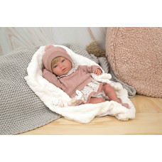 Arias Reborn nukk koos roosade riietega, 40 cm