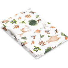 Sensillo PRINTED BEDSHEET CUTE FOREST 60 X 120 CM