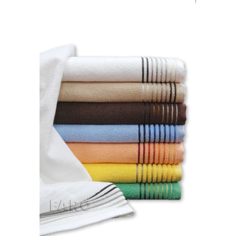 TOWEL VENUS 50X90 TERRY YELLOW 550G.