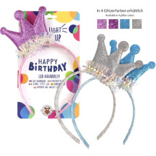 Trendhaus Birthday Fun - Juuksepael LED-tulega (1 tk., 4 kujundust)