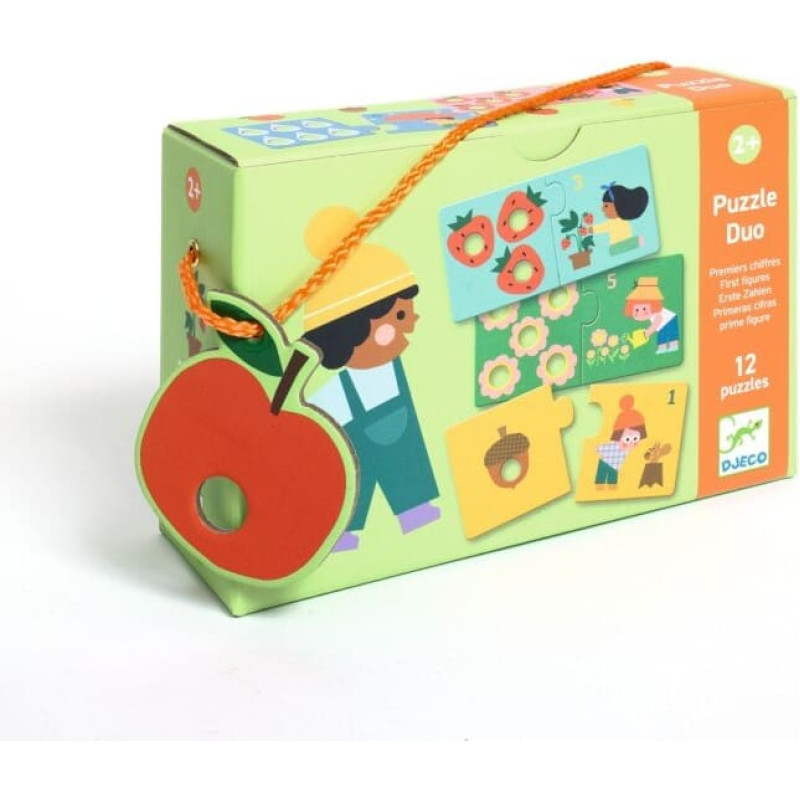 Djeco Duo pusle - Esimesed numbrid (24 osa)