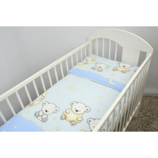 Ankras 2-osaline voodipesukomplekt - 135x100, 40x60 - LEON - BLUE