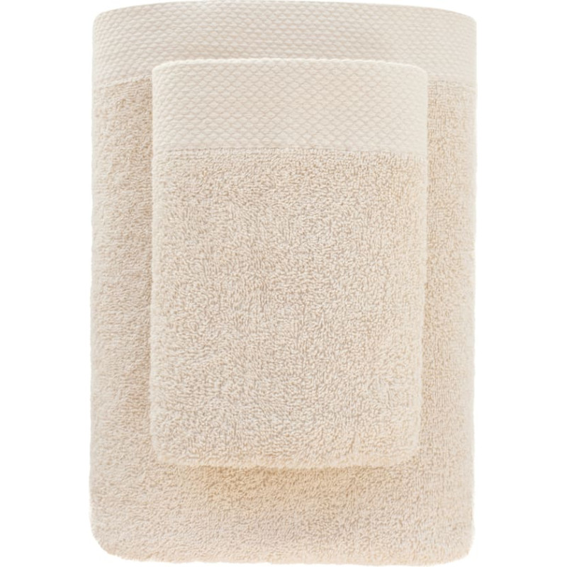 RĘCZNIK BOHO 70X140 FROTTE KREM 500 gsm