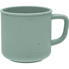 Cup with handle Platinum Silicone Sage