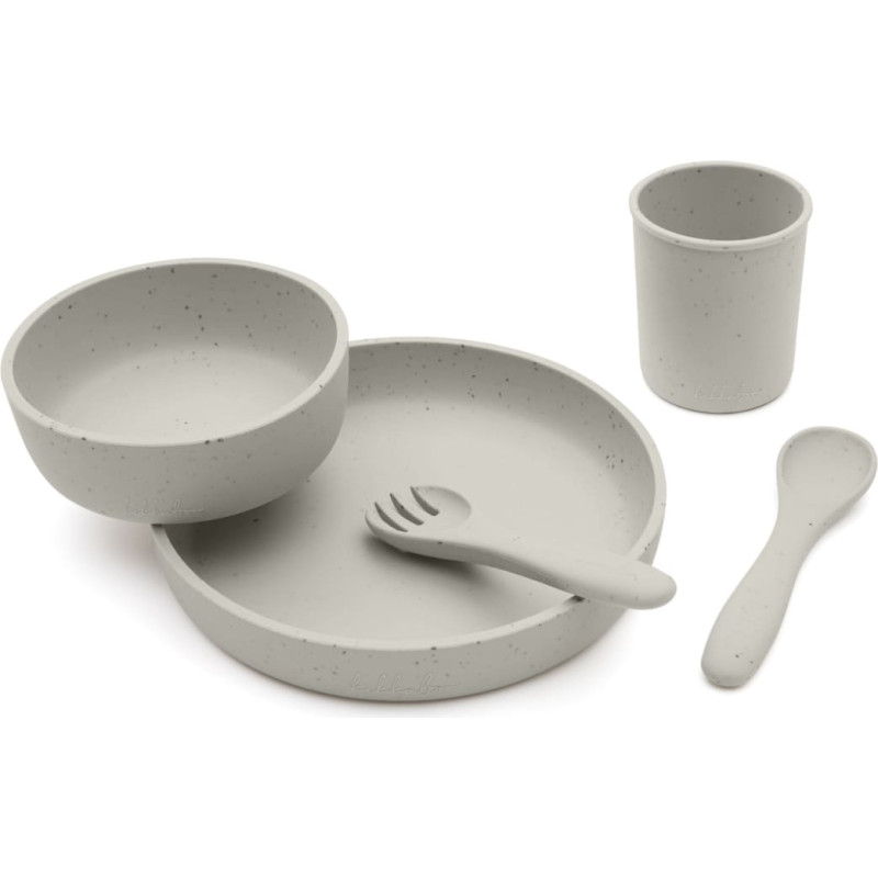 Feeding set 5 pcs Platinum Silicone Sand