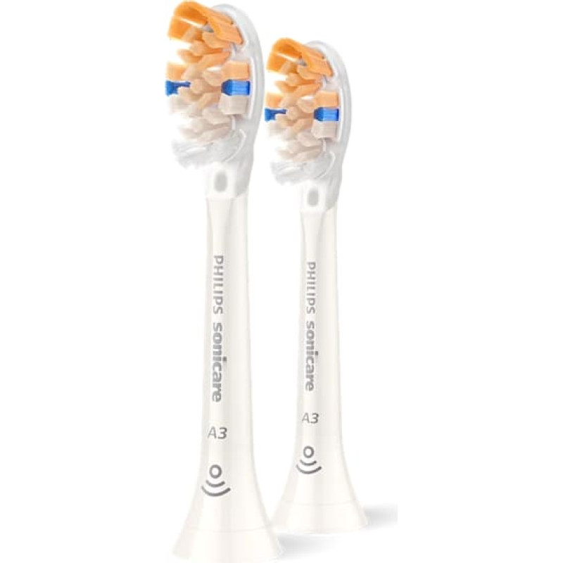 Philips Sonicare A3 Premium All-in-One zobu sukas uzgaļi, 2gab, balts - HX9092/87