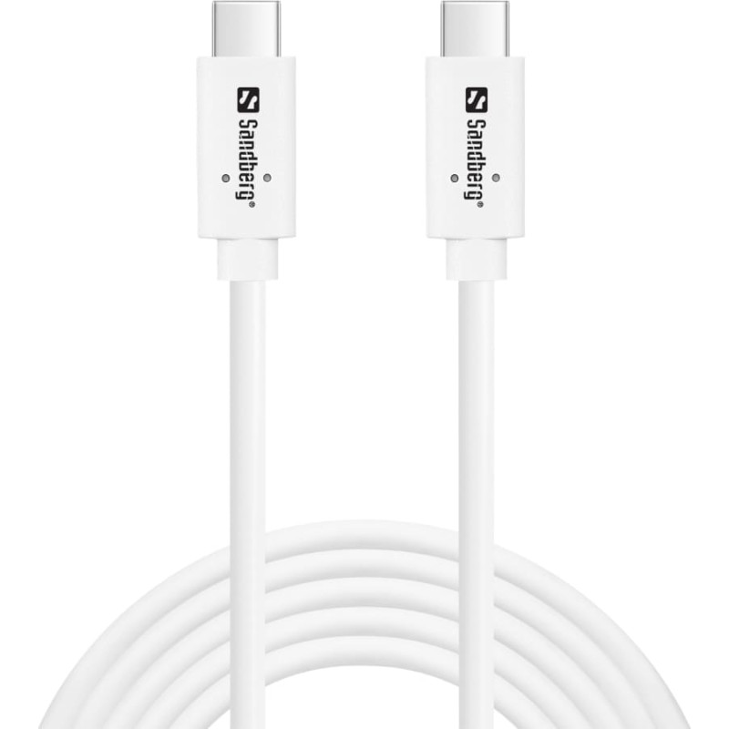 Sandberg 136-54 USB-C to USB-C USB 3.1 Gen2 PD 100W cable, 2M