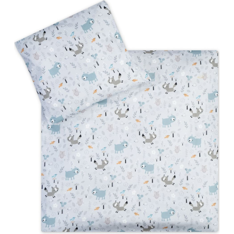 Julius Zollner Gultas veļas komplekts JERSEY &ldquo;Smart Friends" 80x80 + 35x40 cm