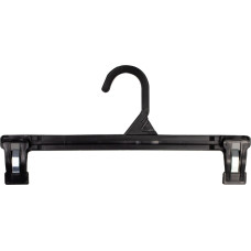 Ordinett Drēbju pakaramie ar klipšiem 2 gab. plastmasas Noir 30x1,75x14,5cm melni