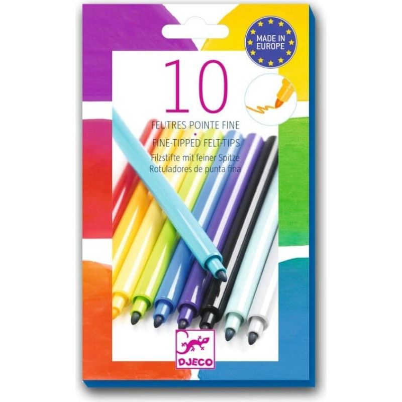 Djeco Viltpliiatsid - Vikerkaar (10 tk.)