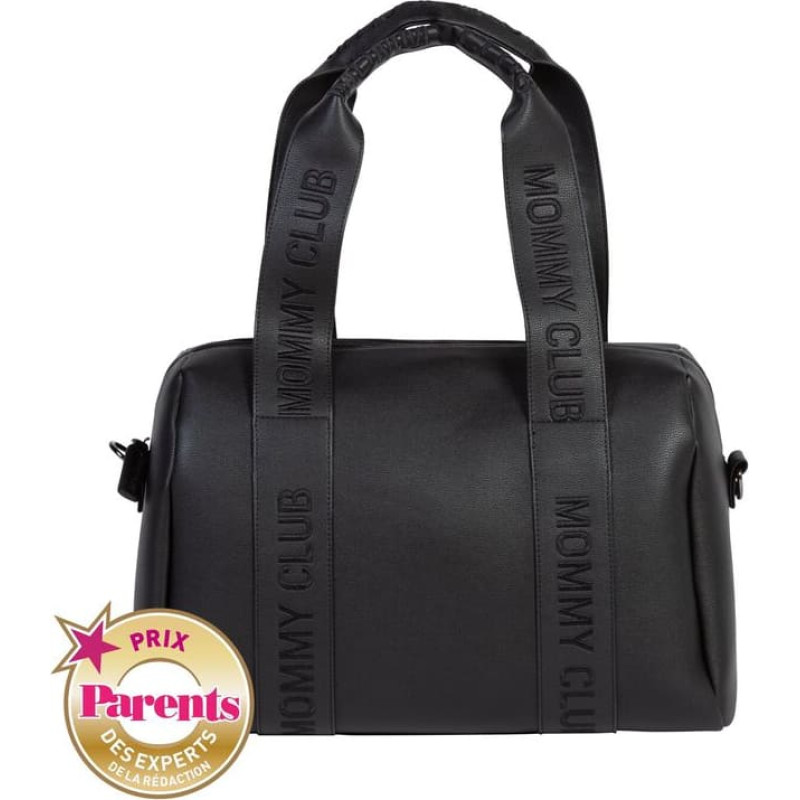 Beaba / Red Castle Mommy Club Nursery Bag - Signature - Vegan Leather - Black