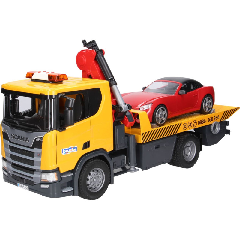 Bruder 1:16 Evakuators MAN TGS ar Roadster auto, 03552
