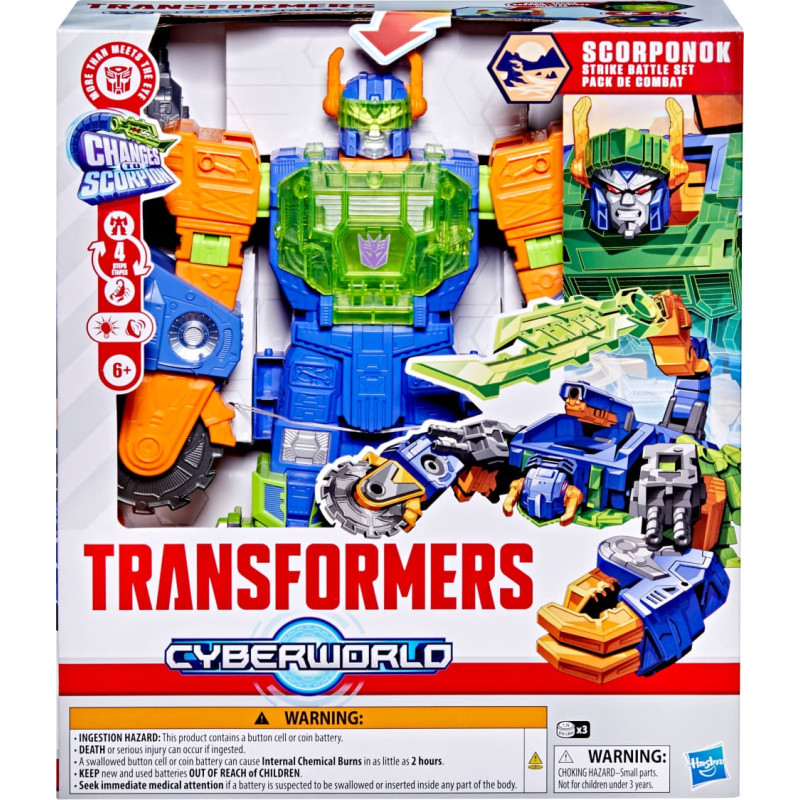 Transformers Cyberworld figuur “Skorponok ründab”, 35 cm