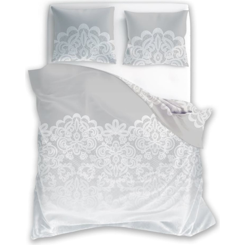 POŚCIEL KPL.140X200+70X90 PIANO 002 SATYNA BAW.