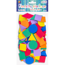 NAKLEJKI PIANKOWE KSZTAŁTY 200 SZTUK