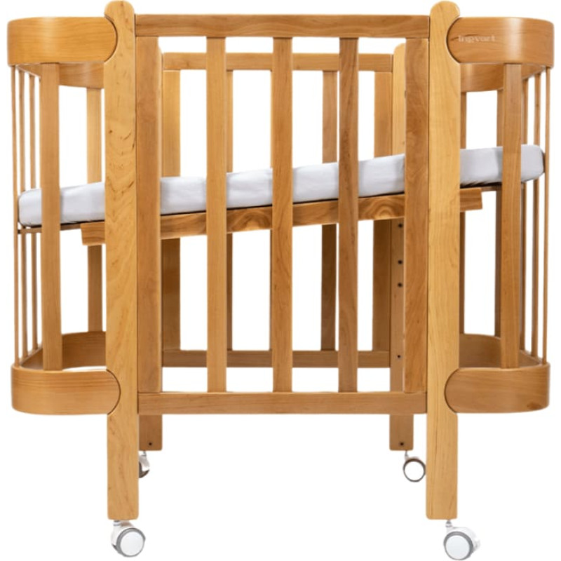 Ingvart Bed 5-in-1 Nika 60 with movable part (60х94, 60х120) natural