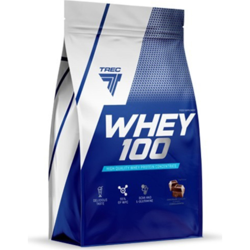 Trec Valgupulber TREC Whey 100, 900g Double Chocolate