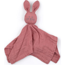 Petite&Mars 416820 Bambusowa muślinowa przytulanka Hugo Dusty Rose