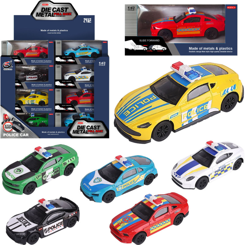 AUTO METALOWE Z NAPĘDEM PULL BACK