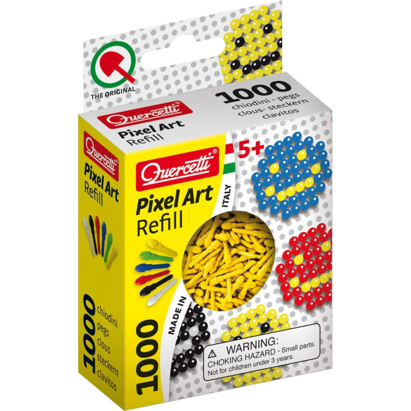 Quercetti Pixel Art Mosaic Pieces (yellow) 5+ y