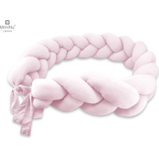 Miminu KIECZMERSKI Ochraniacz - warkocz MIMINU SOFT 220-240cm pudrowy róż